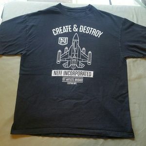 Men's ☆ NEFF ☆ Design T-shirt《X-Large》